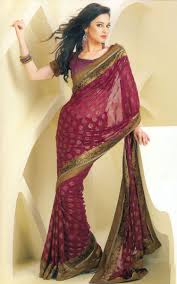 Manufacturers Exporters and Wholesale Suppliers of Georgette Saree Varanasi Uttar Pradesh